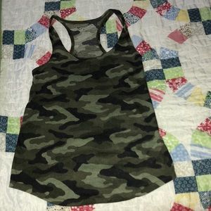 Army pattern tank top